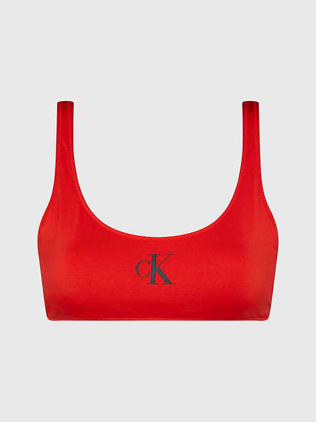 Топ бикини без косточек - CK Monogram Calvin Klein, красный
Топ бикини без косточек - CK Monogram Calvin Klein, красный