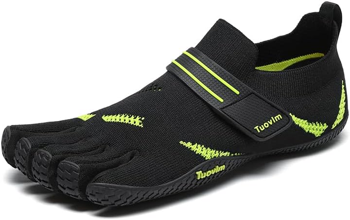 Кроссовки Barefoot Five Finger для женщин и мужчин, водонепроницаемая обувь Flyknit для бега по пересеченной местности, походов, скалолазания, йоги, фитнес-тренировок - обувь для спортзала и пляжа с резиновой подошвой Facetu'S, черный/зеленый
Кроссовки Barefoot Five Finger для женщин и мужчин, водонепроницаемая обувь Flyknit для бега по пересеченной местности, походов, скалолазания, йоги, фитнес-тренировок - обувь для спортзала и пляжа с резиновой подошвой Facetu'S, черный/зеленый