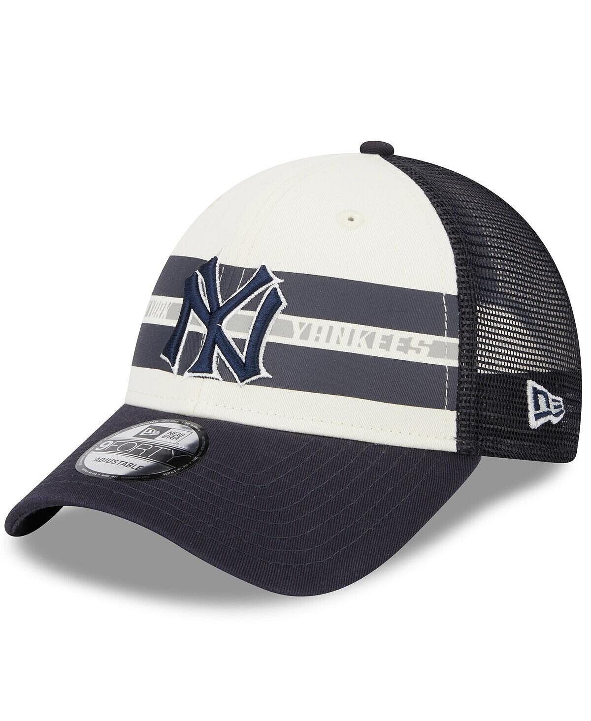 Мужская бело-темно-синяя кепка New York Yankees Team Stripe Trucker 9Forty Snapback New Era
Мужская бело-темно-синяя кепка New York Yankees Team Stripe Trucker 9Forty Snapback New Era