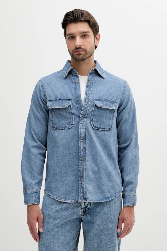 Джинсовая рубашка Armani Exchange, синий
Джинсовая рубашка Armani Exchange, синий