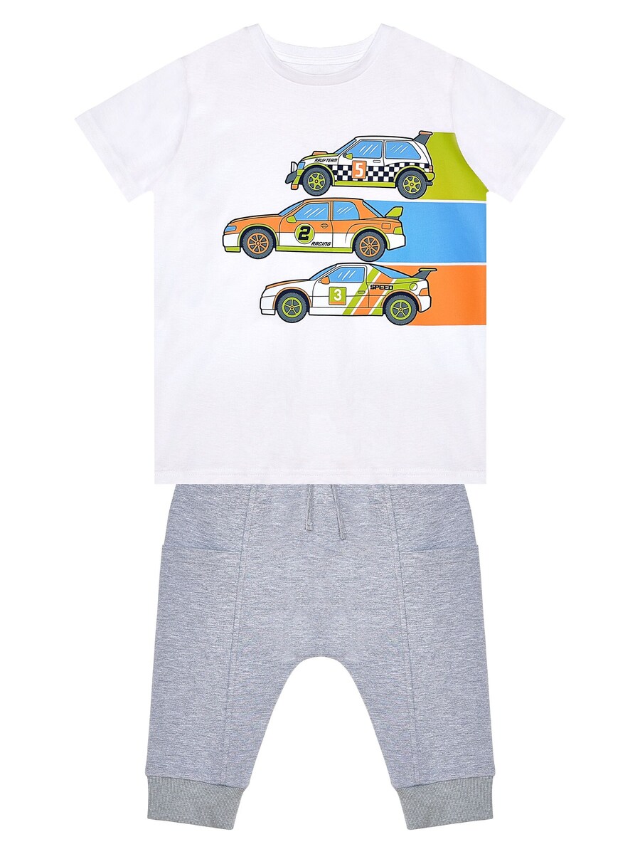 Спортивный костюм Denokids Tracksuit Racer, белый
Спортивный костюм Denokids Tracksuit Racer, белый