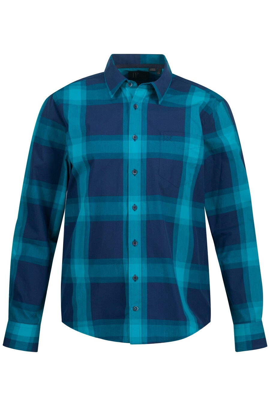 Рубашка на пуговицах классического кроя JP1880, Blue
Рубашка на пуговицах классического кроя JP1880, Blue