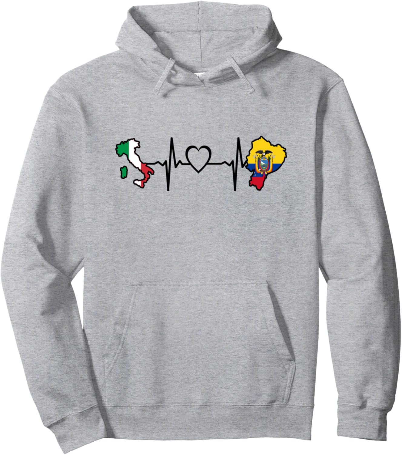 Эквадор Италия Сердцебиение - Толстовка с флагом Эквадора и Италии Vintage Ecuadorian Retro Style Store, серый
Эквадор Италия Сердцебиение - Толстовка с флагом Эквадора и Италии Vintage Ecuadorian Retro Style Store, серый