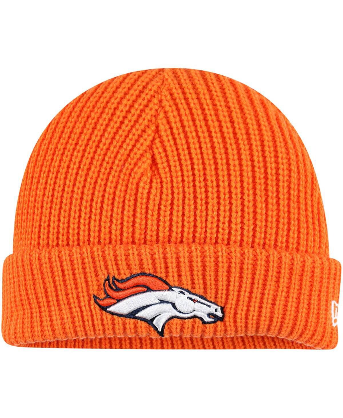 Мужская оранжевая вязаная шапка Denver Broncos Fisherman Skully с манжетами New Era
Мужская оранжевая вязаная шапка Denver Broncos Fisherman Skully с манжетами New Era