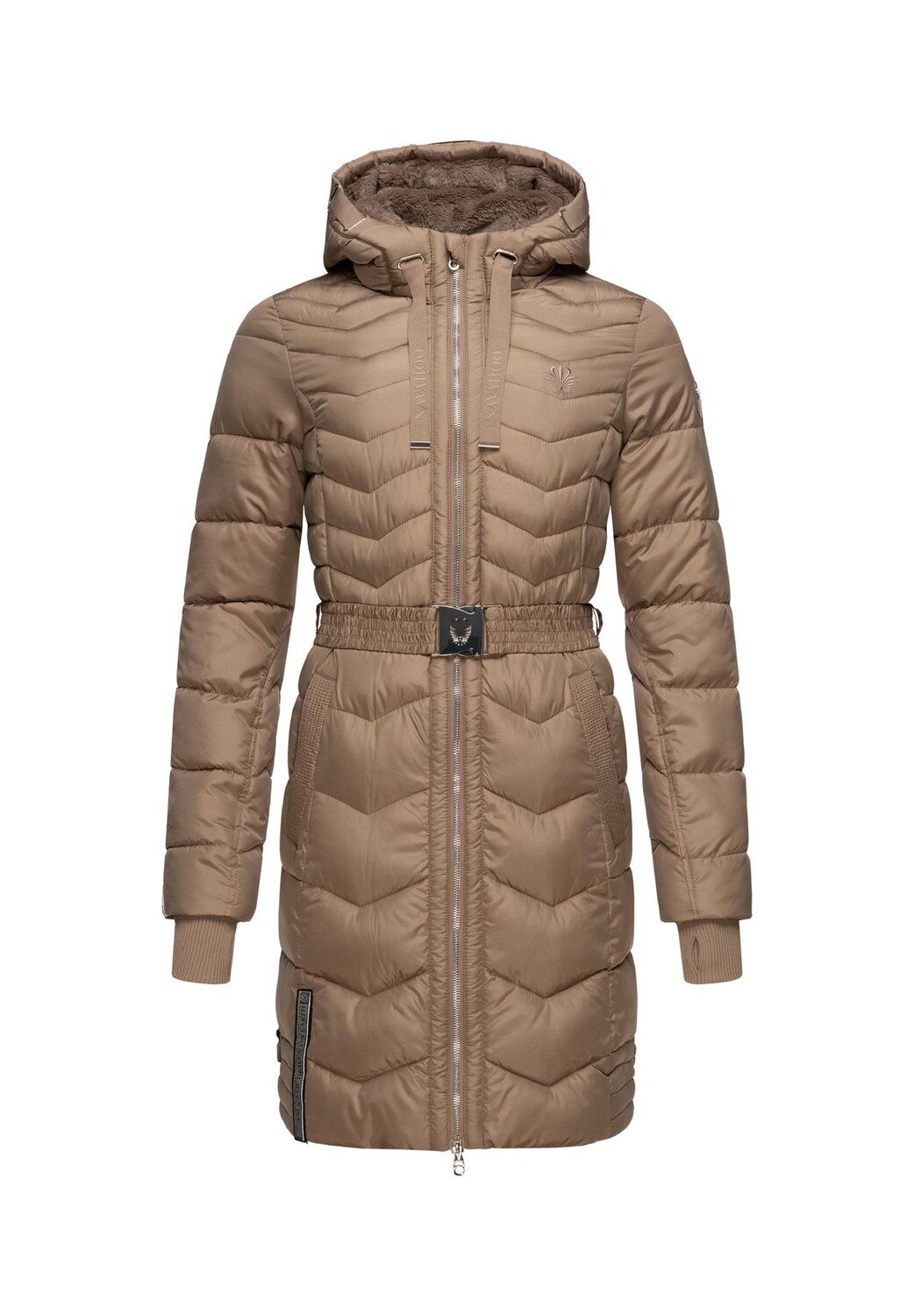 Стеганое пальто цикламен NAVAHOO, тауп
Стеганое пальто цикламен NAVAHOO, тауп