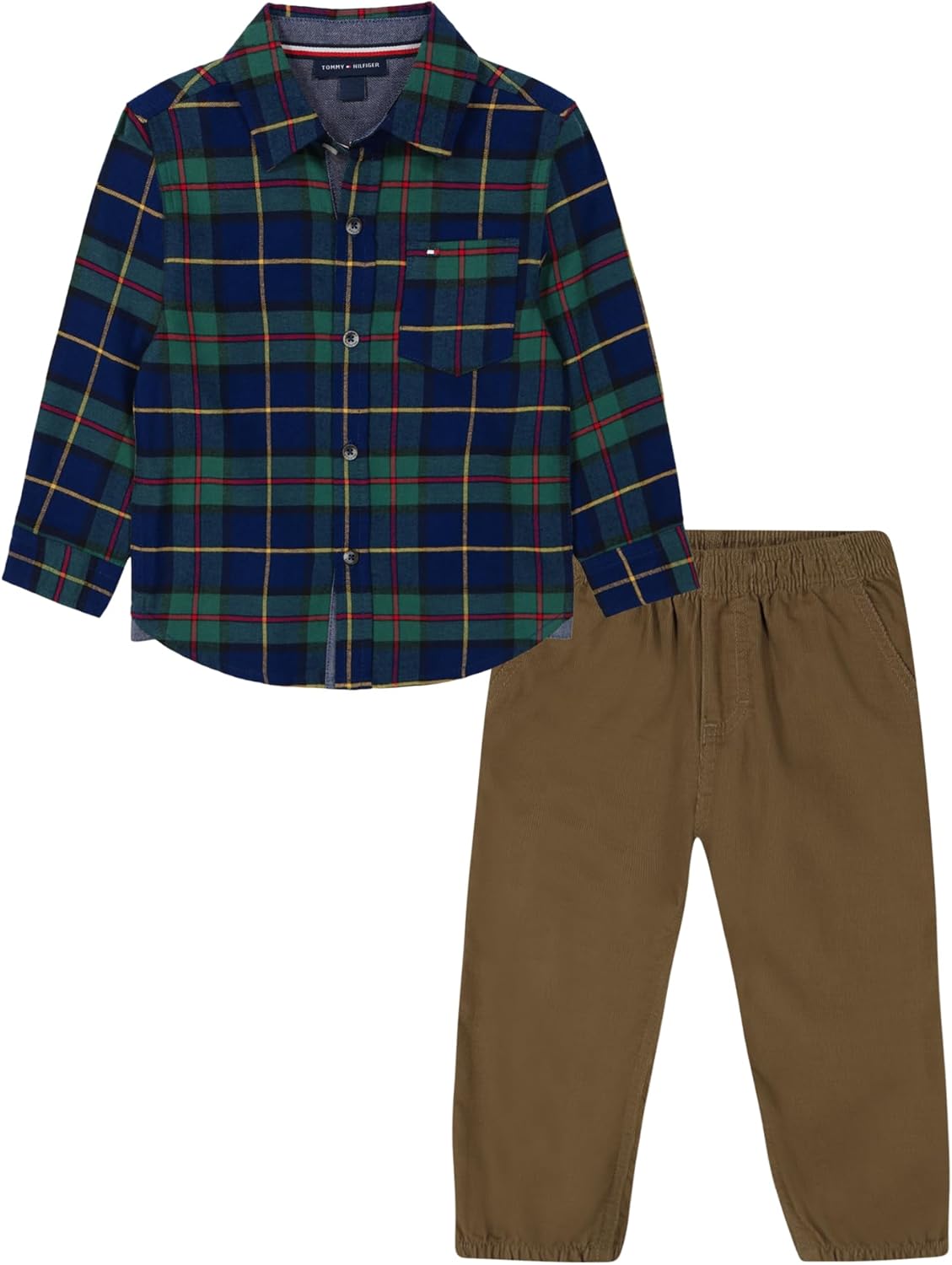 Комплект из двух тканых рубашек и брюк для мальчиков Tommy Hilfiger, Rain Forest/Ermine
Комплект из двух тканых рубашек и брюк для мальчиков Tommy Hilfiger, Rain Forest/Ermine