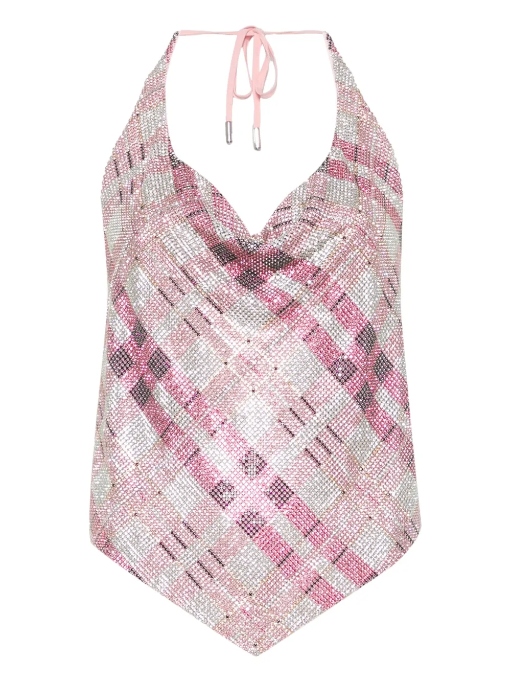 Топ с вырезом халтер и кристаллами Self-Portrait, розовый
Топ с вырезом халтер и кристаллами Self-Portrait, розовый