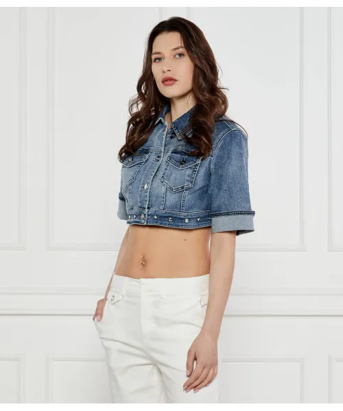 Джинсовая куртка Cropped fit Liu Jo, синий
Джинсовая куртка Cropped fit Liu Jo, синий