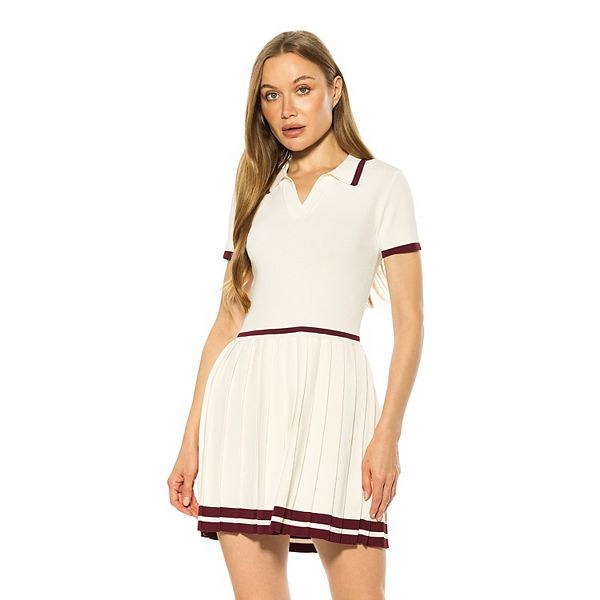 Женское платье с контрастным воротником и плиссировкой Alexia Admor, Ivory Red
Женское платье с контрастным воротником и плиссировкой Alexia Admor, Ivory Red