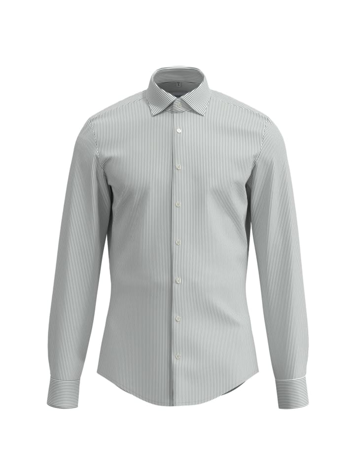 Узкая деловая рубашка зеленого цвета Seidensticker
Узкая деловая рубашка зеленого цвета Seidensticker