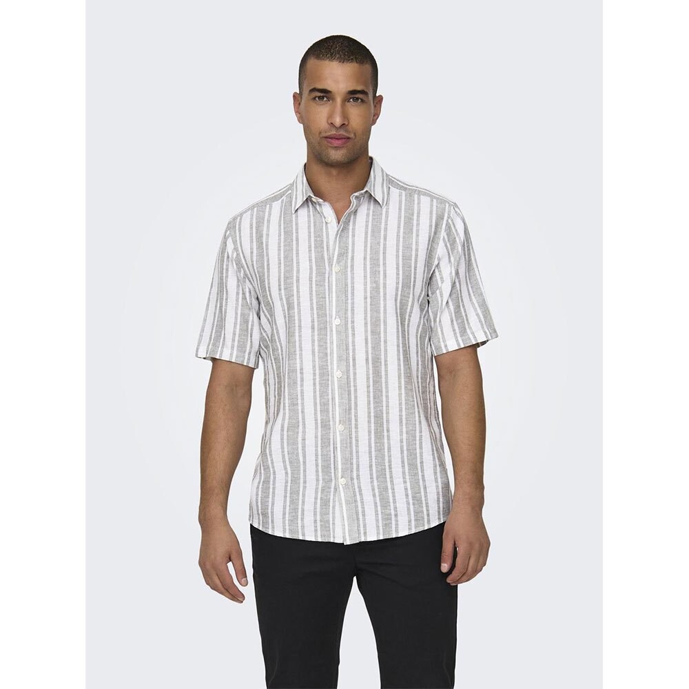 Рубашка с коротким рукавом Only & Sons Caiden, белый
Рубашка с коротким рукавом Only & Sons Caiden, белый