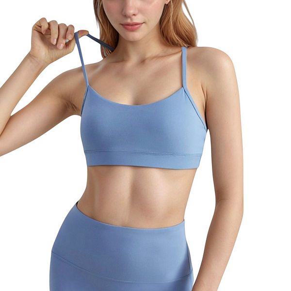 Женский спортивный топ с круглым вырезом, регулируемыми тонкими бретелями и бесшовной легкой тканью Anna-Kaci, Light Blue
Женский спортивный топ с круглым вырезом, регулируемыми тонкими бретелями и бесшовной легкой тканью Anna-Kaci, Light Blue