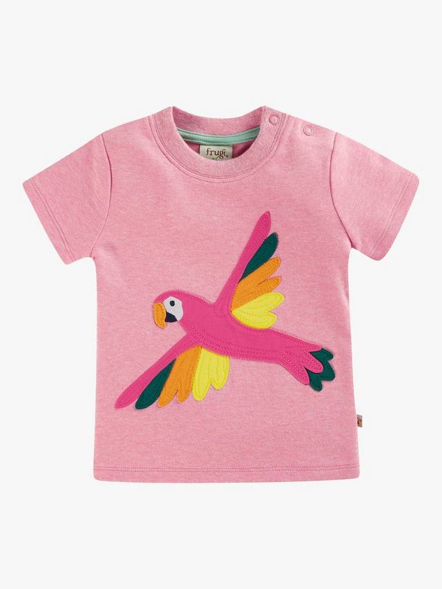 Футболка с аппликацией попугая ара из органического хлопка baby little creature Frugi, цвет Pink Marl/Multi
Футболка с аппликацией попугая ара из органического хлопка baby little creature Frugi, цвет Pink Marl/Multi