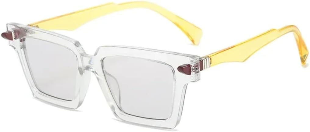 Солнцезащитные очки с защитой UV400 | Панк-заклёпки, градиентная расцветка | для женщин и мужчин, для занятий спортом на открытом воздухе и вождения DSVIGF, Transparent Yellow
Солнцезащитные очки с защитой UV400 | Панк-заклёпки, градиентная расцветка | для женщин и мужчин, для занятий спортом на открытом воздухе и вождения DSVIGF, Transparent Yellow