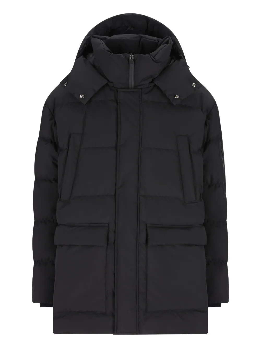 Пальто с капюшоном и карманами Herno, черный
Пальто с капюшоном и карманами Herno, черный