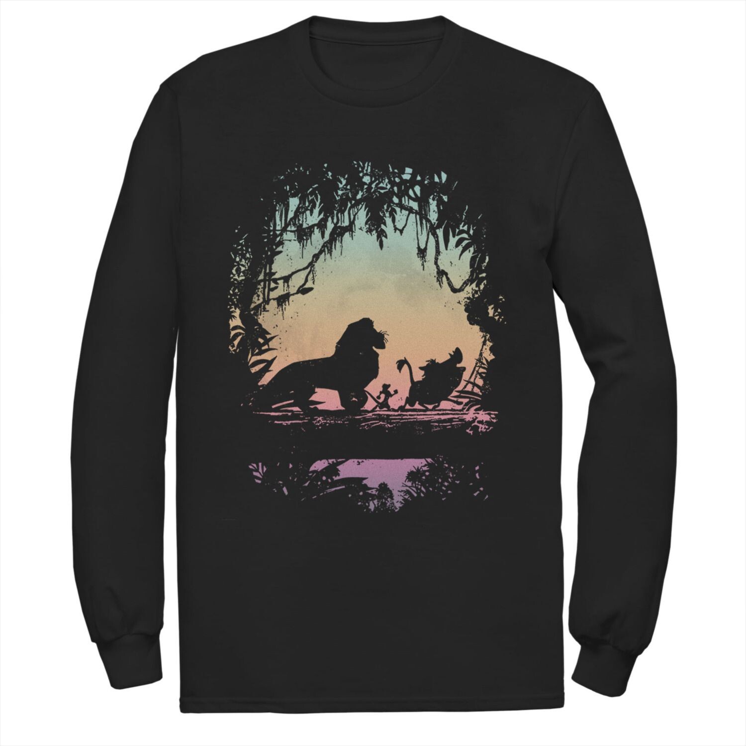 Мужская футболка Disney King Lion King с градиентом Jungle Trio Licensed Character
Мужская футболка Disney King Lion King с градиентом Jungle Trio Licensed Character