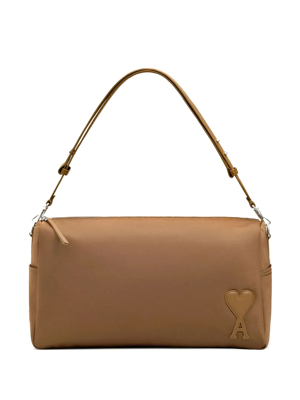 Сумка через плечо с нашивкой в виде сердца AMI Paris, коричневый
Сумка через плечо с нашивкой в виде сердца AMI Paris, коричневый