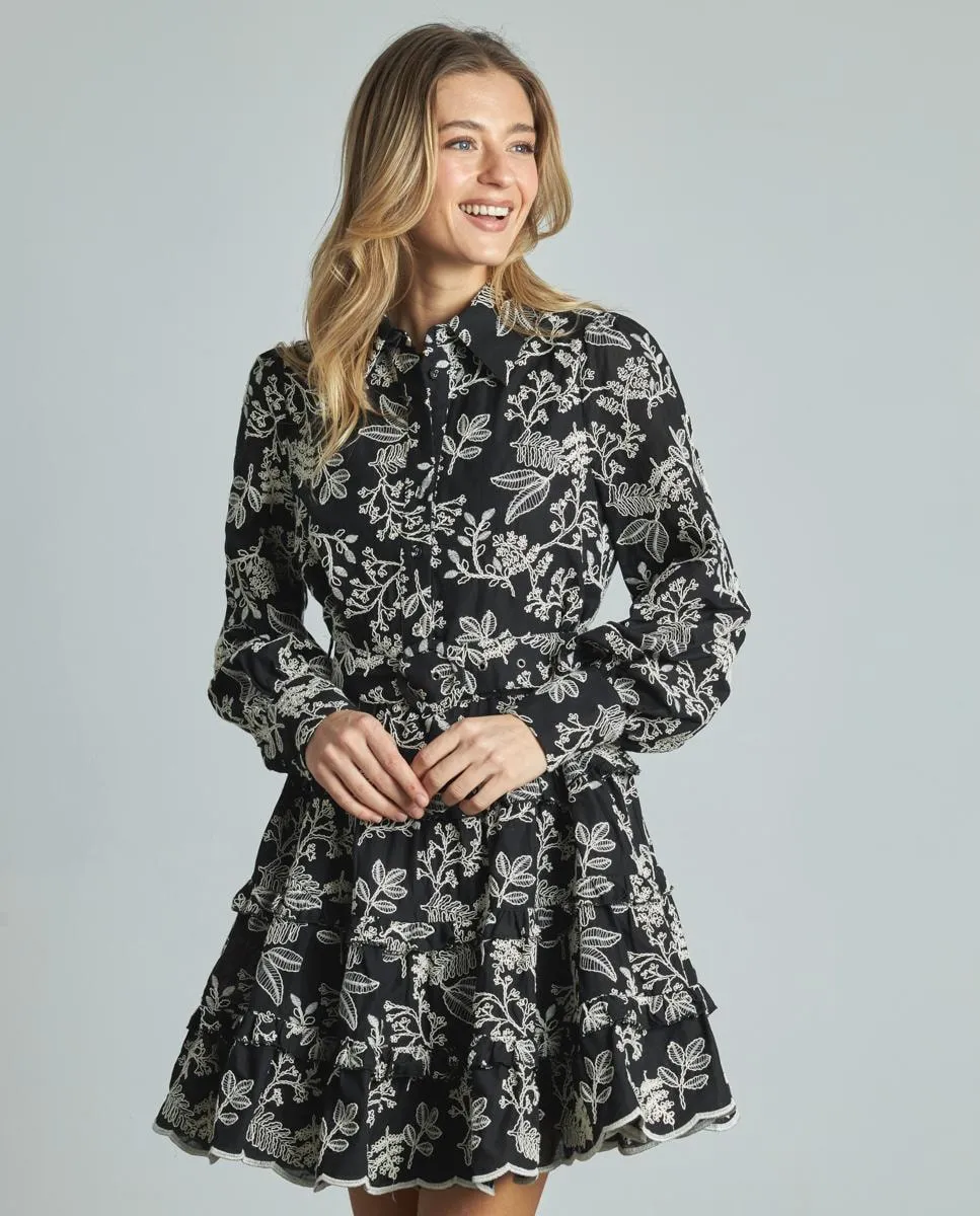 Мини-платье с оборками Alma en Pena, черный
Мини-платье с оборками Alma en Pena, черный