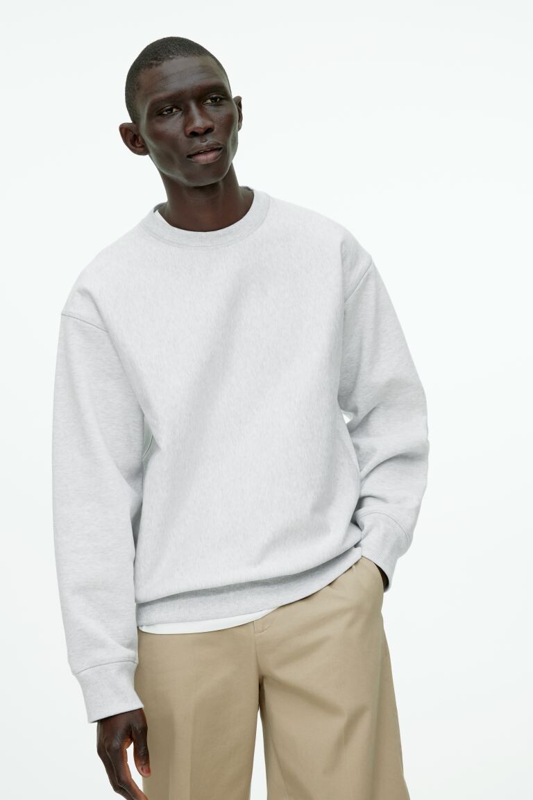 Свободный свитшот в тяжелом качестве Arket, серый
Свободный свитшот в тяжелом качестве Arket, серый