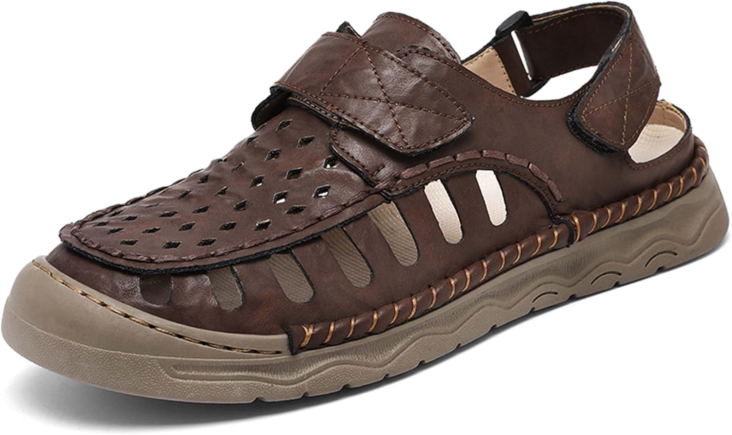 Мужские сандалии большого размера, летние, с закрытым носком, спортивные, противоскользящие, быстро сохнущие, для активного отдыха на улице, походов, рыбалки, пляжа, удобные и повседневные Generic, коричневый
Мужские сандалии большого размера, летние, с закрытым носком, спортивные, противоскользящие, быстро сохнущие, для активного отдыха на улице, походов, рыбалки, пляжа, удобные и повседневные Generic, коричневый