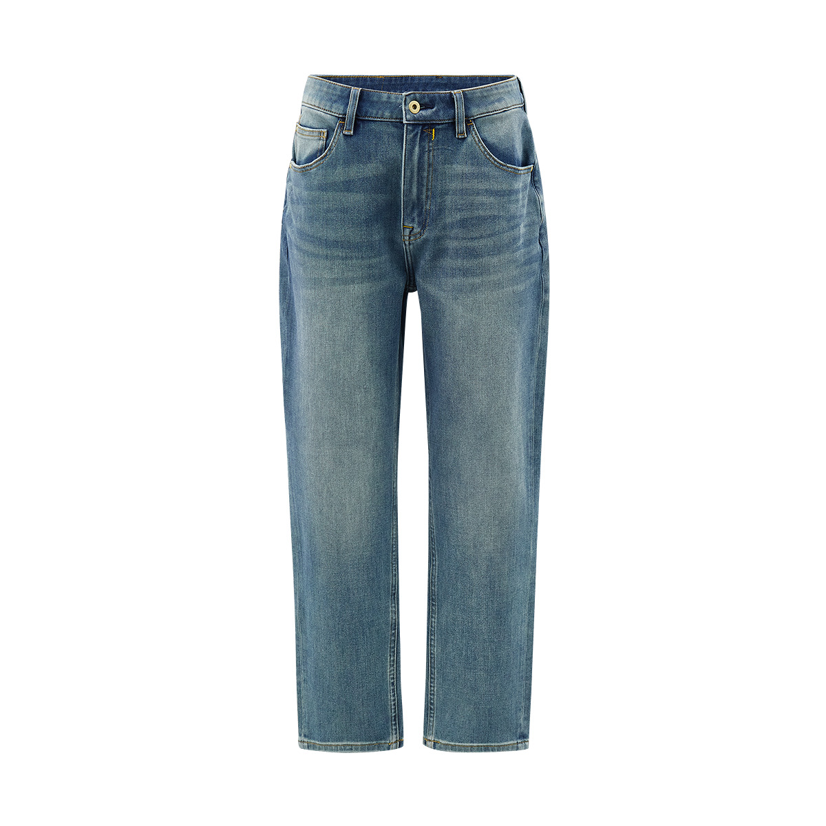 CAT Джинсы мужские светло-голубые прямого кроя
CAT Джинсы мужские светло-голубые прямого кроя