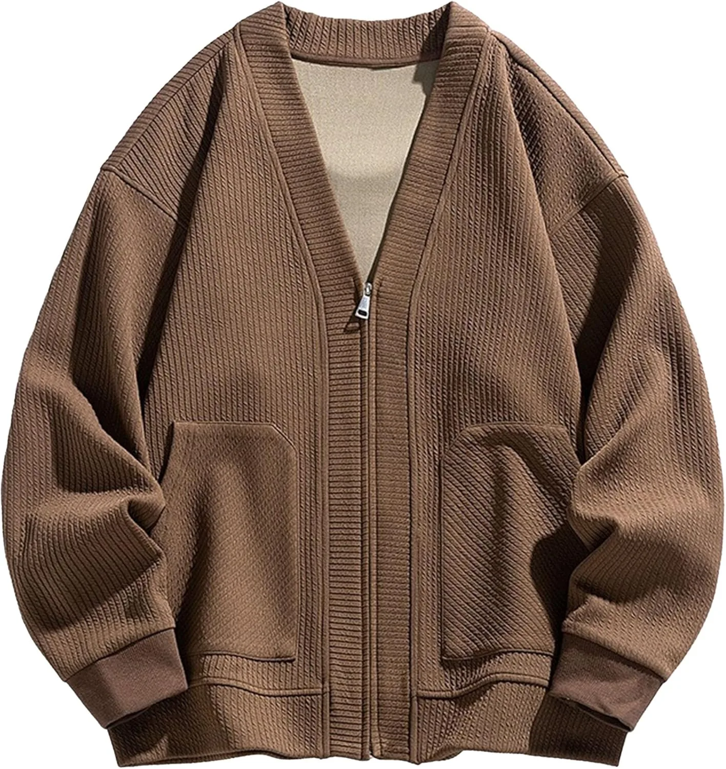 Мужской кардиган свободного кроя с молнией Maiyifu-GJ
Мужской кардиган свободного кроя с молнией Maiyifu-GJ