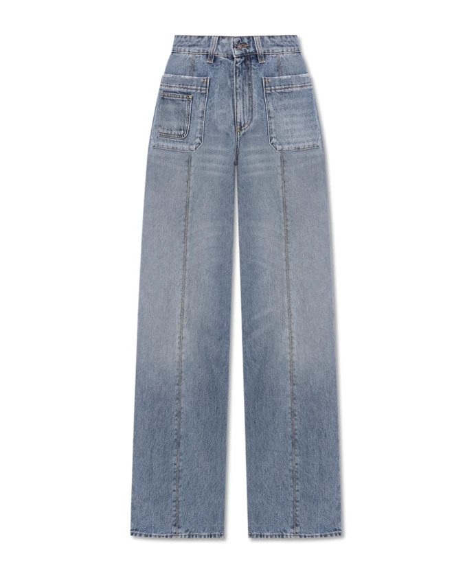 Джинсы с широкими штанинами Blumarine, синий
Джинсы с широкими штанинами Blumarine, синий