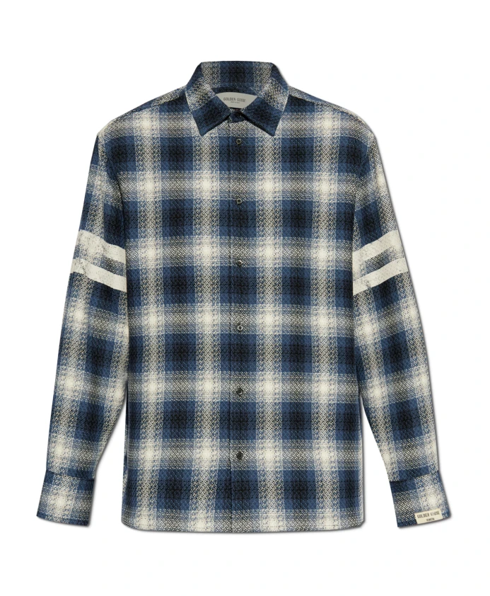 Рубашка в клетку Golden Goose, синий
Рубашка в клетку Golden Goose, синий