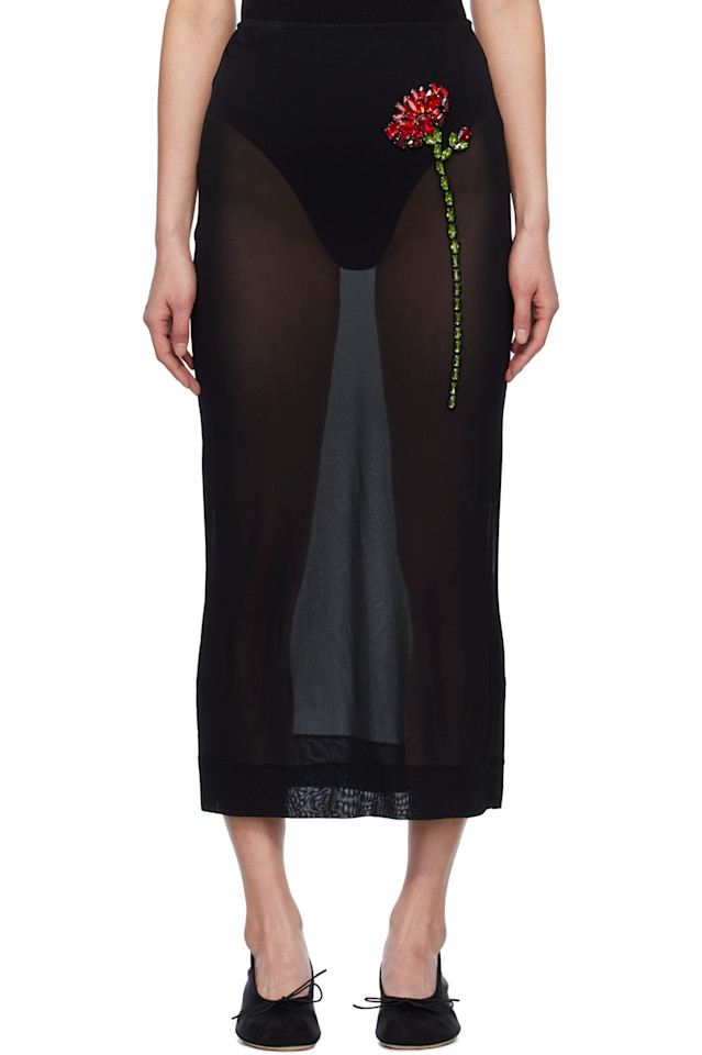 Украшенная гвоздиками плиссированная юбка миди Simone Rocha, мультиколор
Украшенная гвоздиками плиссированная юбка миди Simone Rocha, мультиколор