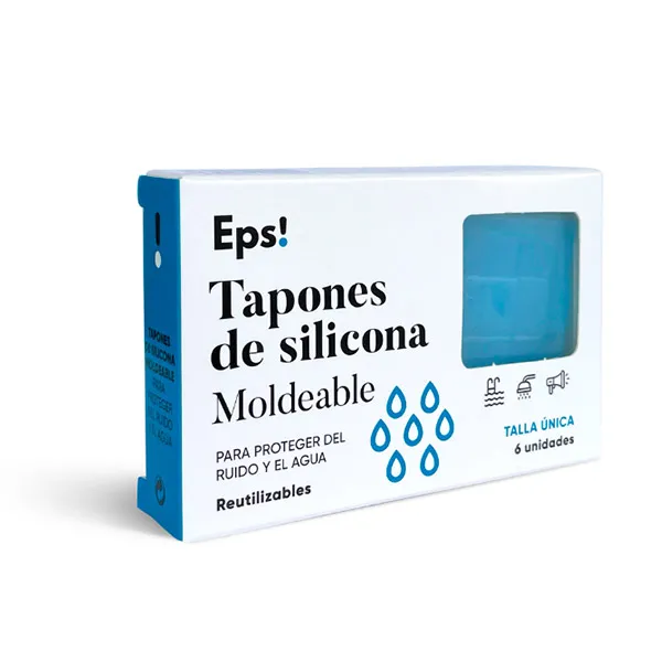 Для защиты от шума и воды Tapones De Silicona Moldeable Eps, 6 UD
Для защиты от шума и воды Tapones De Silicona Moldeable Eps, 6 UD