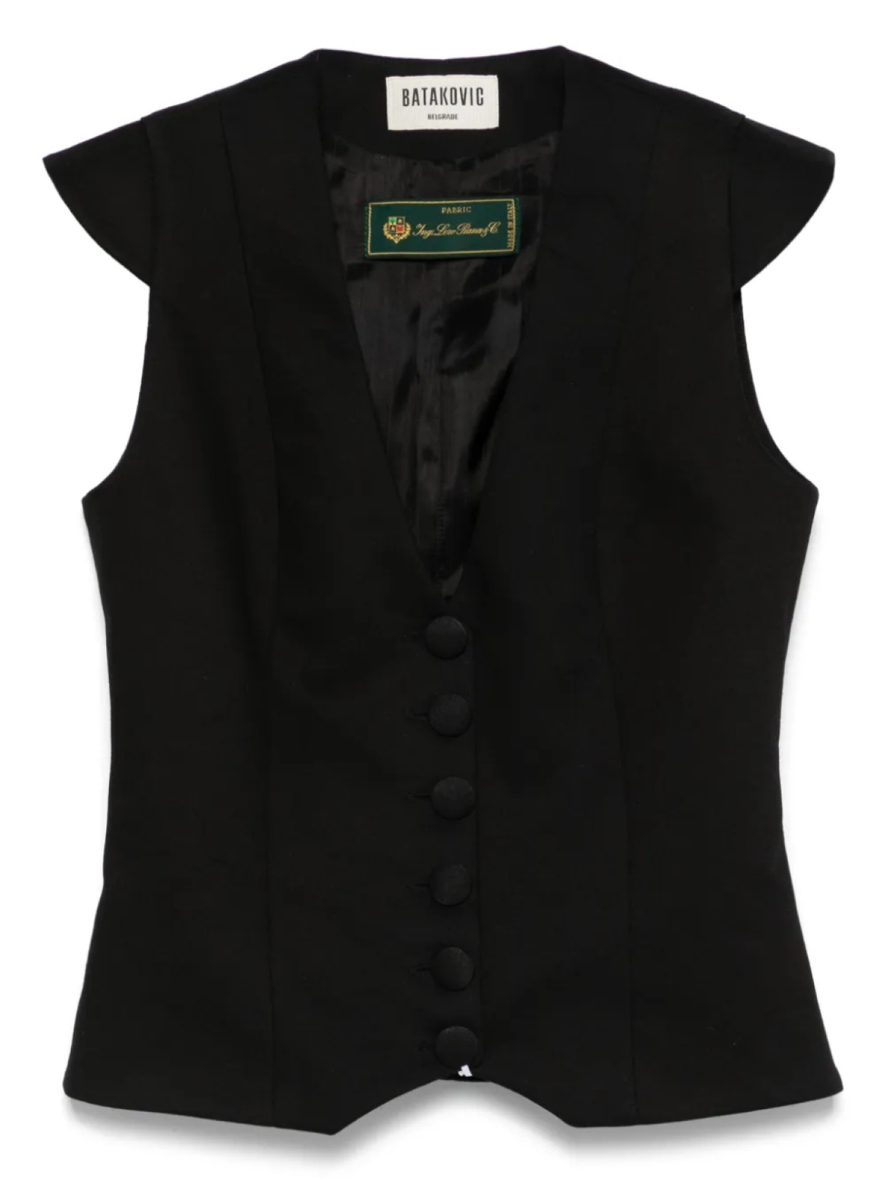 Шерстяной жилет BATAKOVIC Belgrade, черный 
Шерстяной жилет BATAKOVIC Belgrade, черный