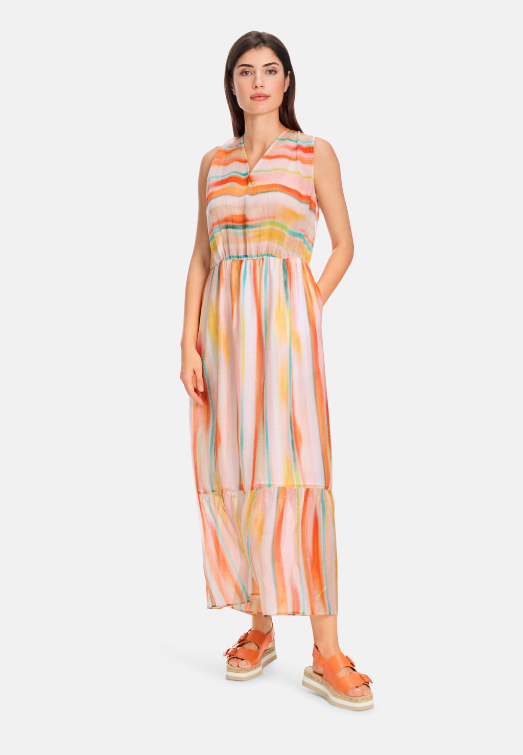 Платье макси Marc Cain, оранжевый
Платье макси Marc Cain, оранжевый