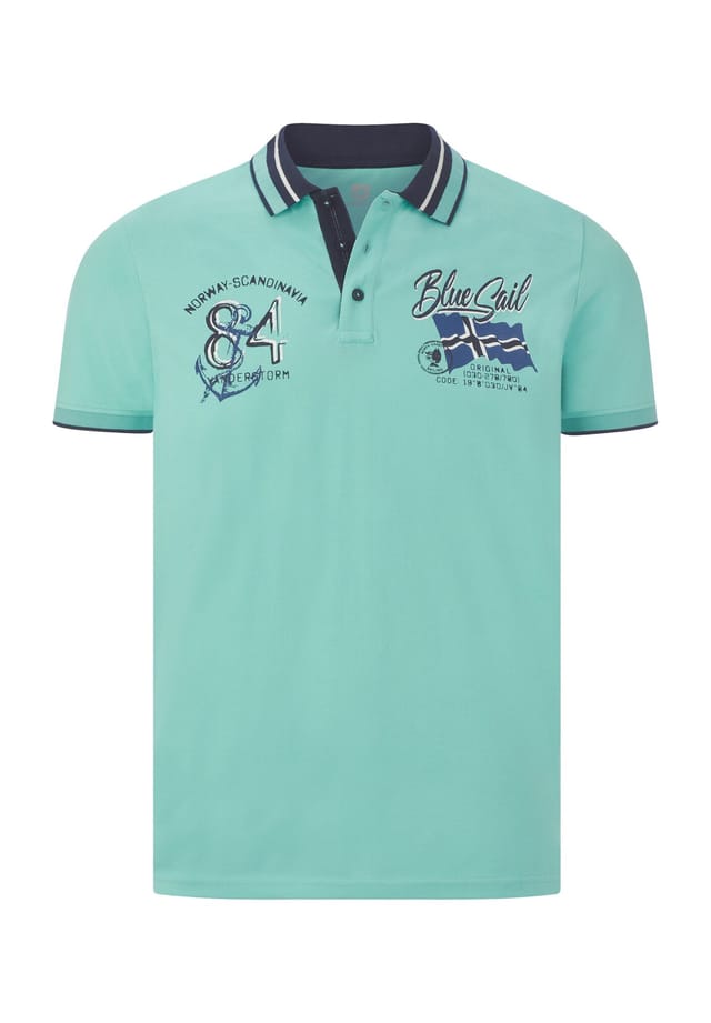 Рубашка поло ольфгир Jan Vanderstorm, бирюзовый
Рубашка поло ольфгир Jan Vanderstorm, бирюзовый