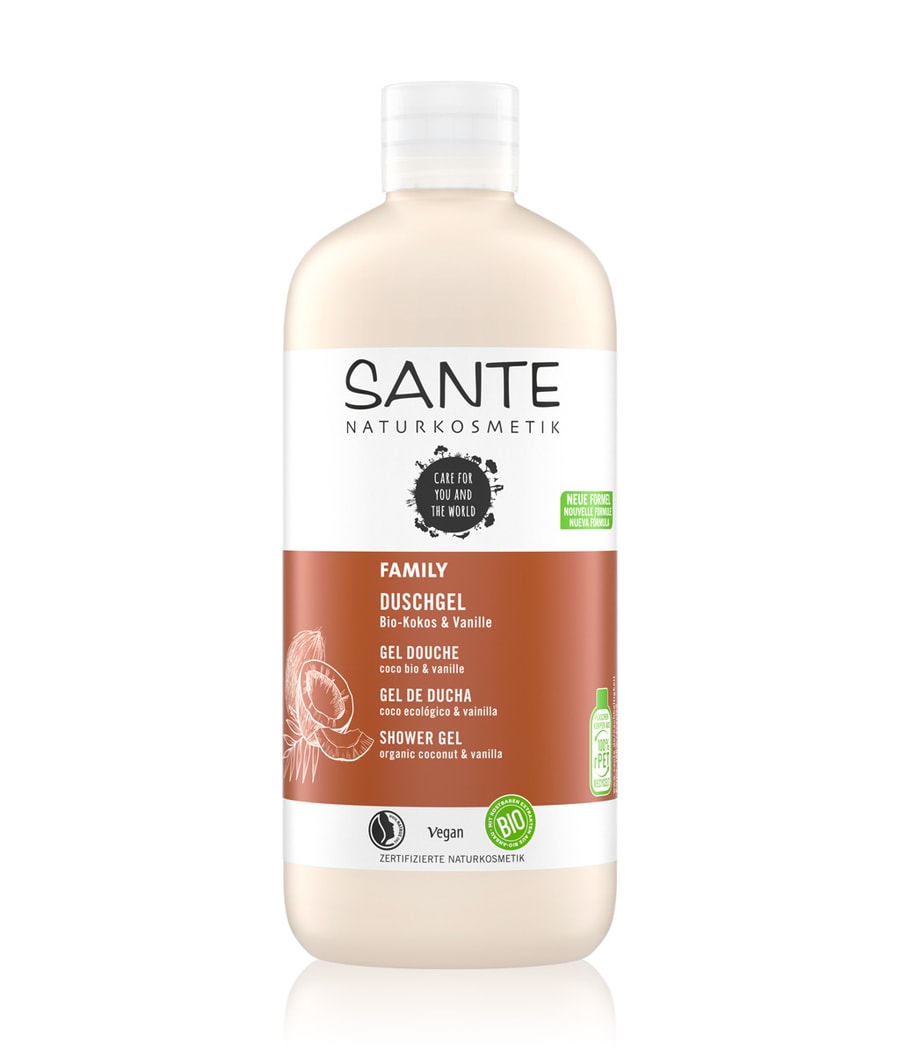 Гель для душа Sante Family Bio-Kokos & Vanille, 500 ml
Гель для душа Sante Family Bio-Kokos & Vanille, 500 ml