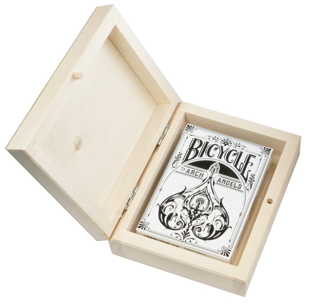 ВЕЛОСИПЕДНЫЕ АРХАНГЕЛЫ 1 КОЛОДА Игральные карты в деревянной коробке* Bicycle
ВЕЛОСИПЕДНЫЕ АРХАНГЕЛЫ 1 КОЛОДА Игральные карты в деревянной коробке* Bicycle