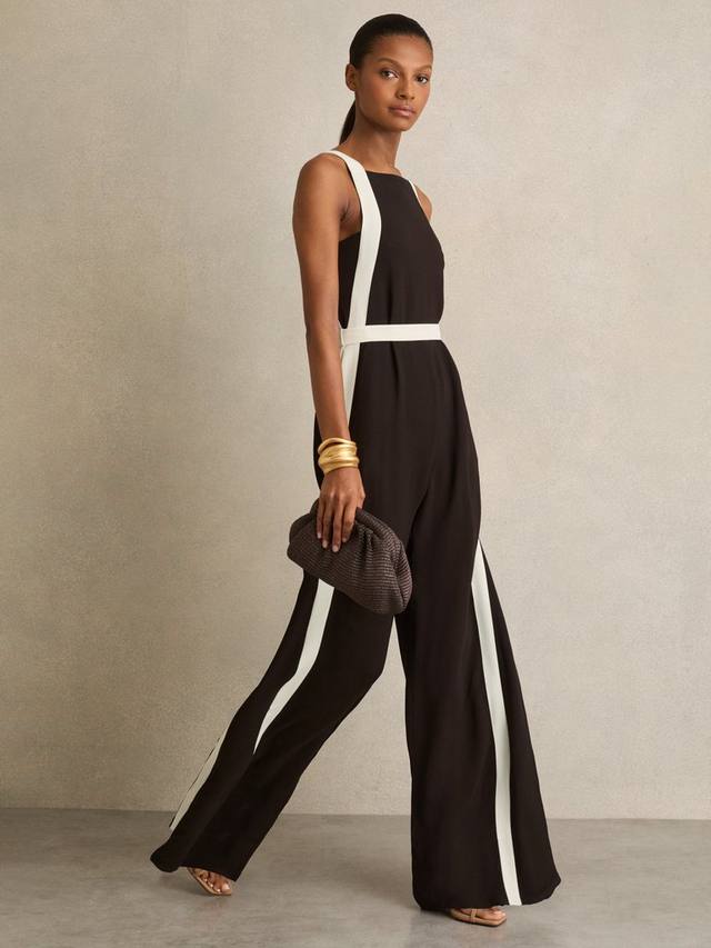 Контрастный комбинезон salma color Reiss, цвет Chocolate/Cream
Контрастный комбинезон salma color Reiss, цвет Chocolate/Cream