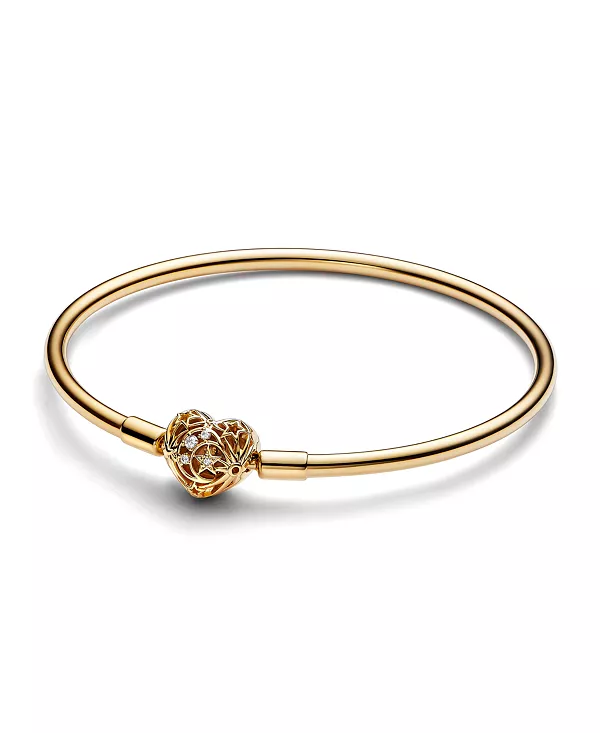 Браслет Moments с застежкой в форме сердца Pandora, gold
Браслет Moments с застежкой в форме сердца Pandora, gold