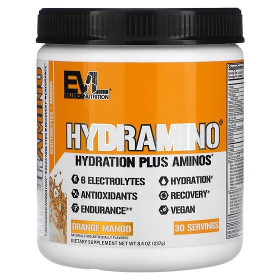 Добавка EVLution Nutrition HydrAmino, апельсин и манго 
Добавка EVLution Nutrition HydrAmino, апельсин и манго