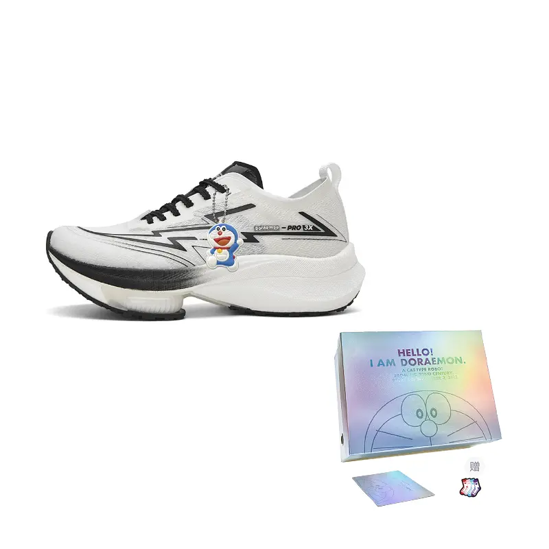 Doraemon Дораэмон мужские низкие беговые кроссовки ярко-черные, цвет Vibrant Black 
Doraemon Дораэмон мужские низкие беговые кроссовки ярко-черные, цвет Vibrant Black