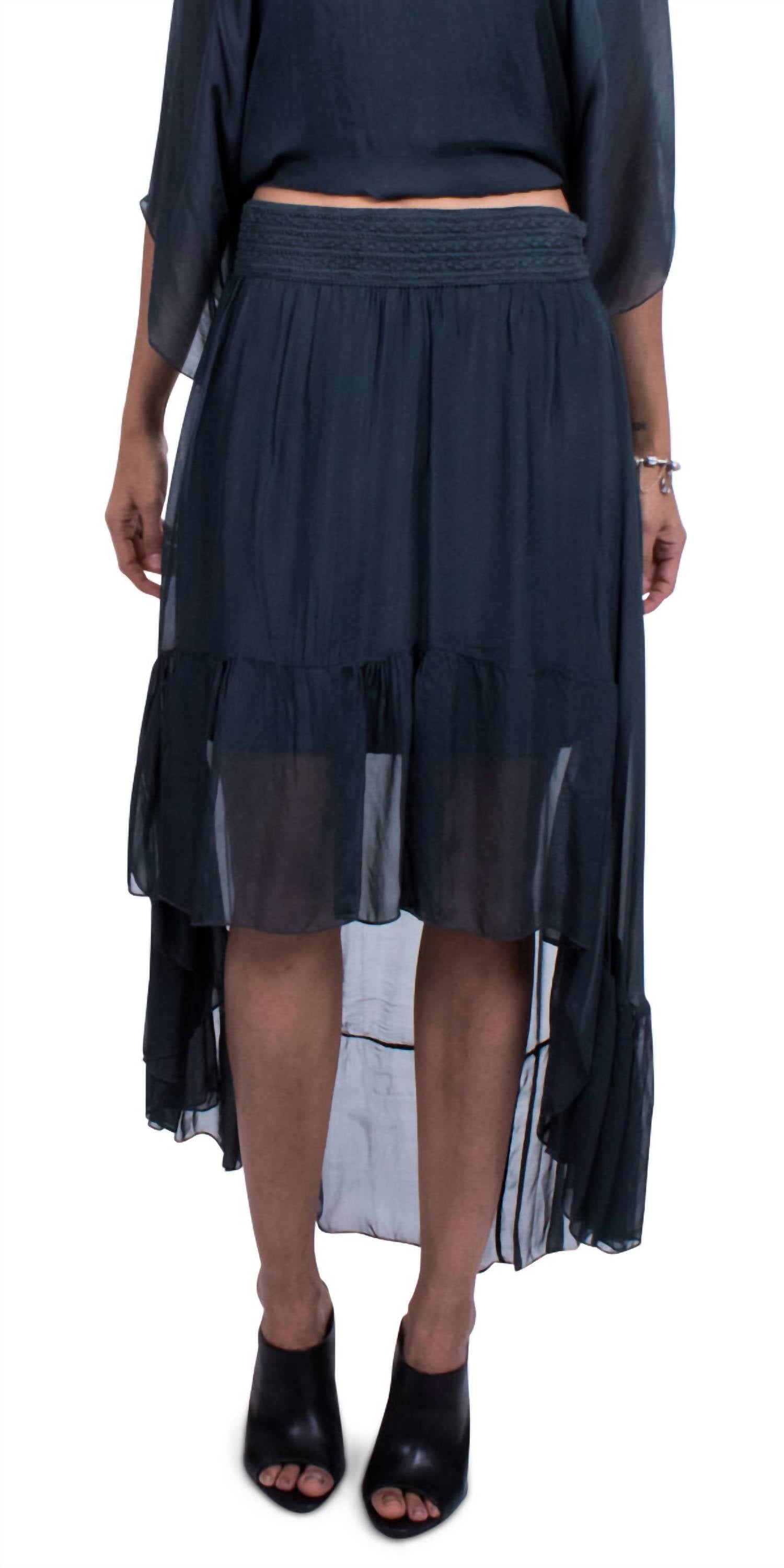 Юбка Noemie Maxi в цвете «уголь» Gigi Moda, Charcoal
Юбка Noemie Maxi в цвете «уголь» Gigi Moda, Charcoal