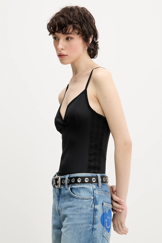 Топ в стиле кокетка Adidas, черный
Топ в стиле кокетка Adidas, черный