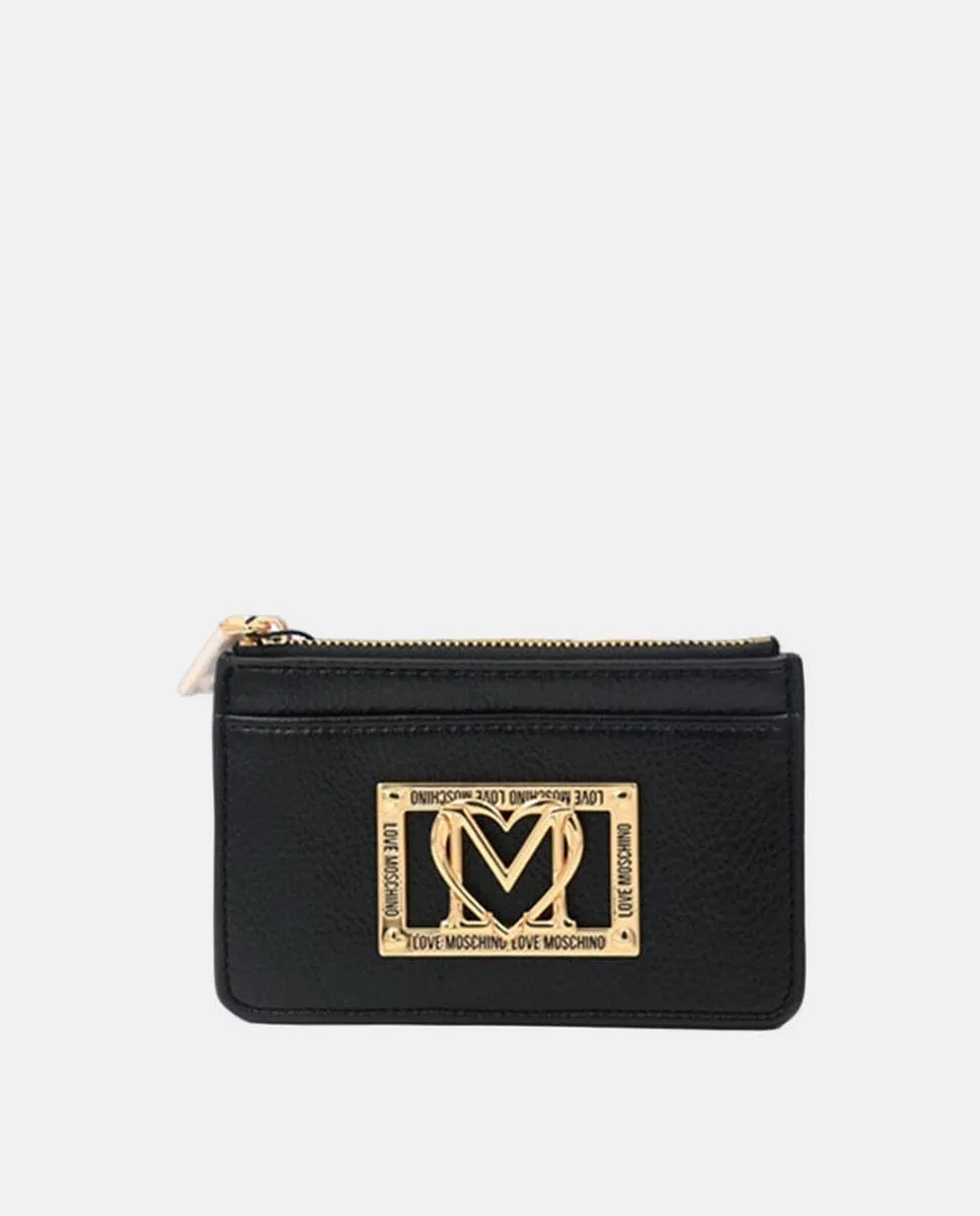 Кошелек на молнии с отделениями Love Moschino, черный
Кошелек на молнии с отделениями Love Moschino, черный