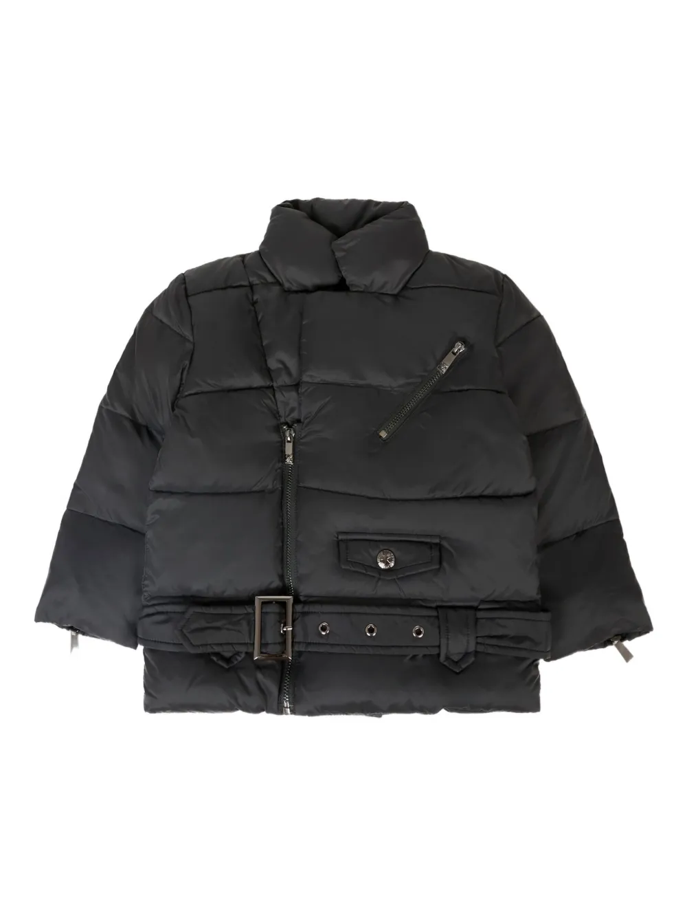 Пуховик с поясом John Richmond Junior, черный
Пуховик с поясом John Richmond Junior, черный