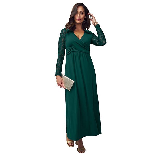 Женское платье плюс сайз с кружевом и декольте sweetheart Jessica London, Emerald Green
Женское платье плюс сайз с кружевом и декольте sweetheart Jessica London, Emerald Green