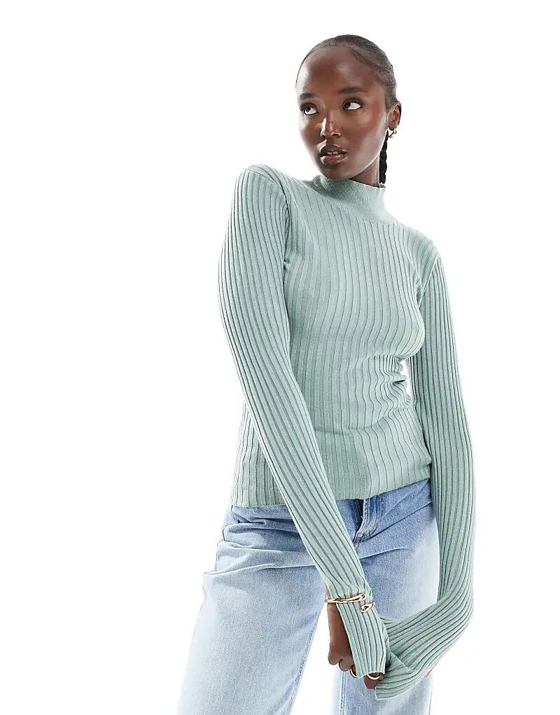 Джемпер Tall Ellie с высоким воротом в цвете шалфейно-зеленый Threadbare
Джемпер Tall Ellie с высоким воротом в цвете шалфейно-зеленый Threadbare