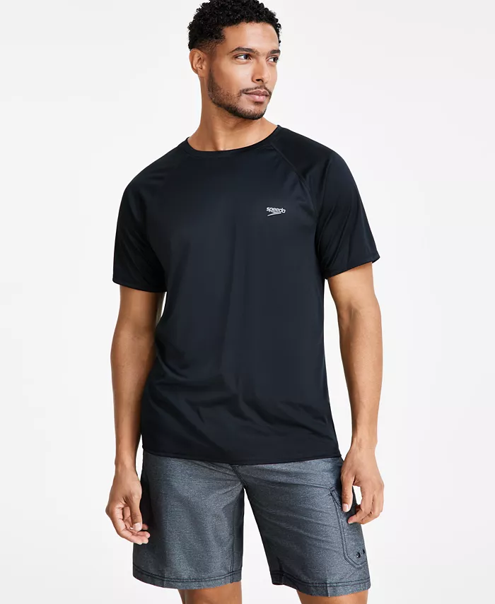 Мужская быстросохнущая майка-рашгард UPF 50+ Speedo, черный
Мужская быстросохнущая майка-рашгард UPF 50+ Speedo, черный