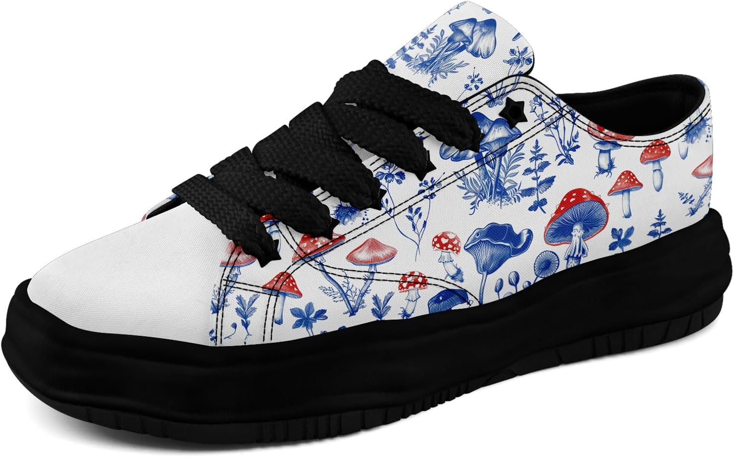 Кеды AWSOLE с грибным цветочным принтом на холщовой основе для женщин и мужчин, низкие модные шнурованные кроссовки для прогулок, повседневная обувь на весну и лето, белый/черный/красный/синий
Кеды AWSOLE с грибным цветочным принтом на холщовой основе для женщин и мужчин, низкие модные шнурованные кроссовки для прогулок, повседневная обувь на весну и лето, белый/черный/красный/синий