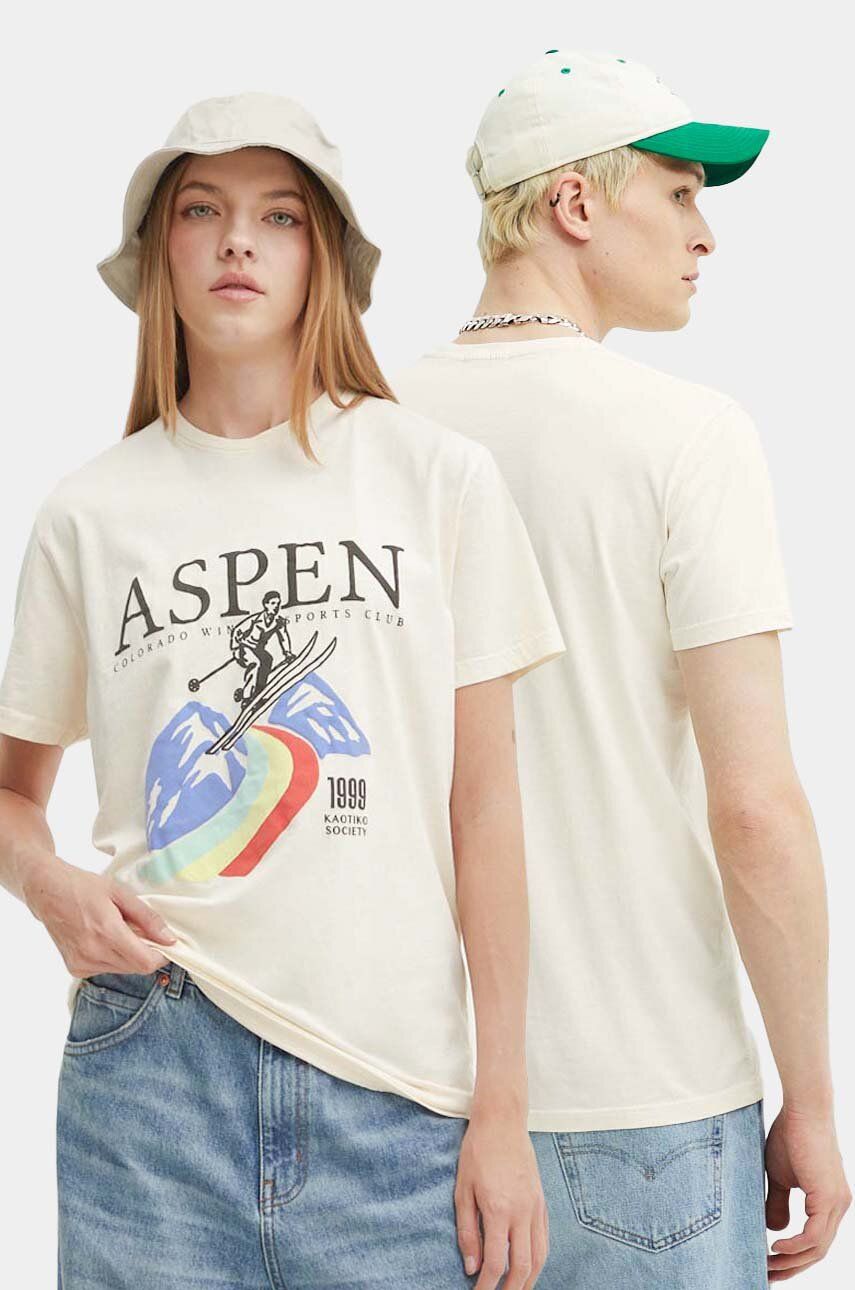 Хлопковая футболка Kaotiko, бежевый
Хлопковая футболка Kaotiko, бежевый