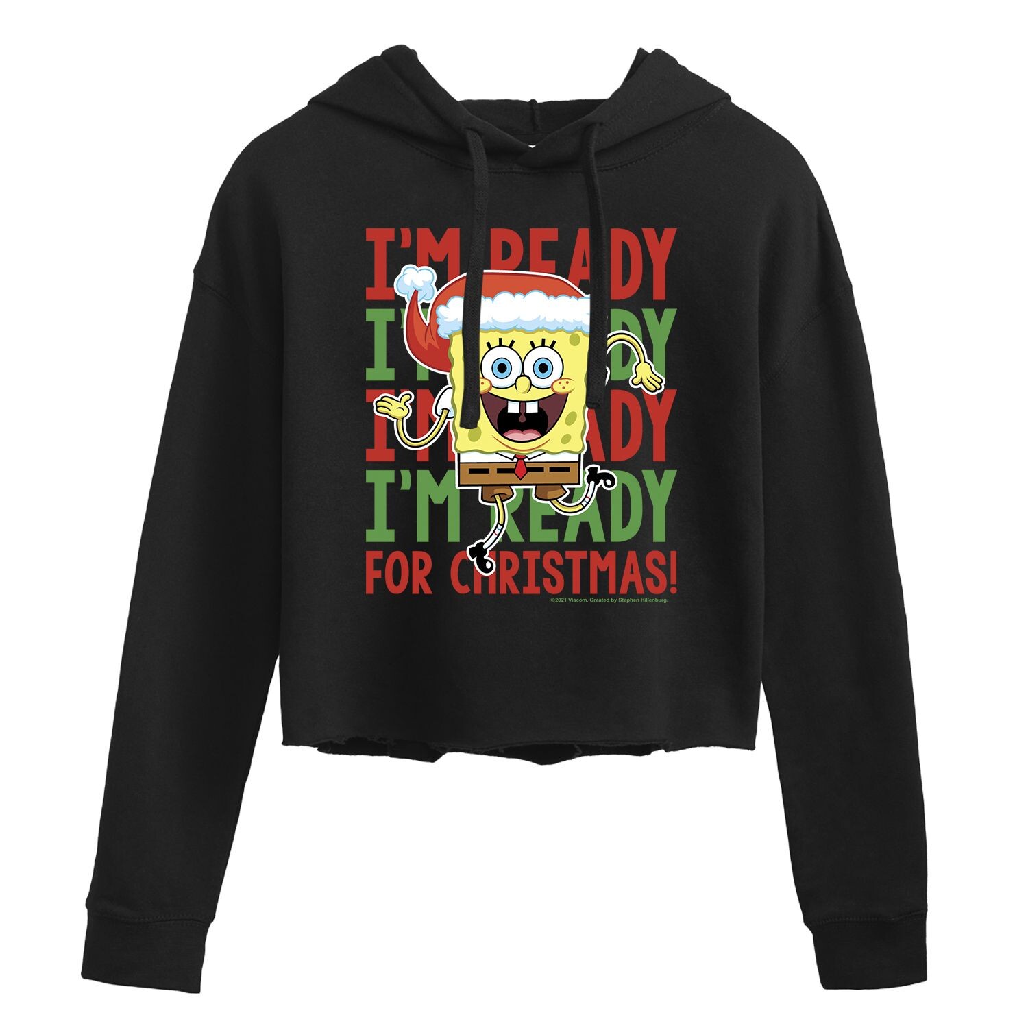 Укороченная толстовка с рисунком «Губка Боб» для юниоров «Я готов к Рождеству» Licensed Character
Укороченная толстовка с рисунком «Губка Боб» для юниоров «Я готов к Рождеству» Licensed Character