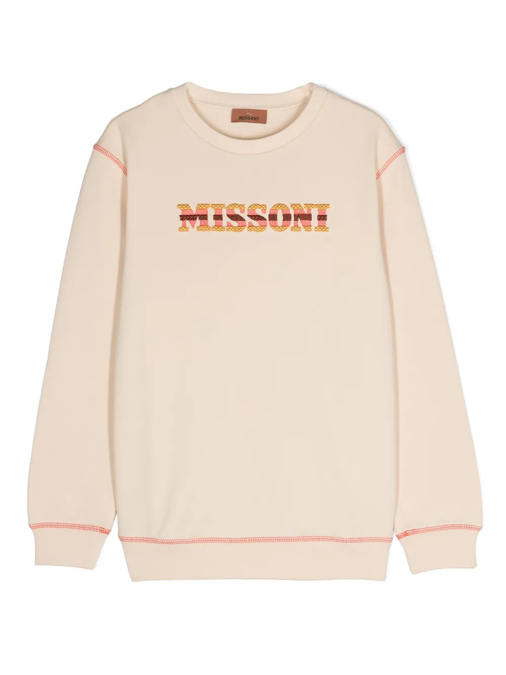 Толстовка с вышитым логотипом Missoni Kids, светло-бежевый
Толстовка с вышитым логотипом Missoni Kids, светло-бежевый